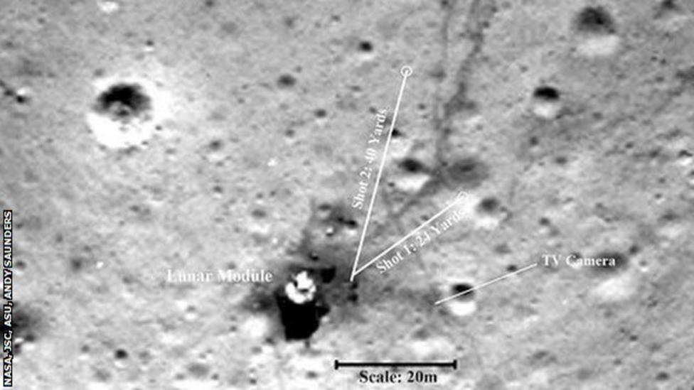 REVEALED! How far astronaut Alan Shepard really hit a golf ball on the moon